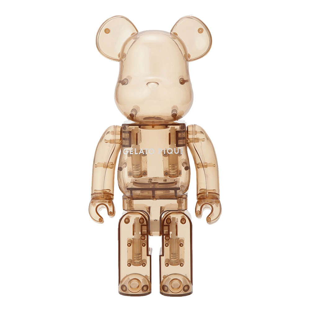 BEARBRICK 400% EIS PIQUE STROHHALME BEIGE