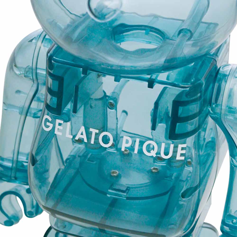 BEARBRICK 1000% EIS PIQUE STROHHALME MINT WHITE