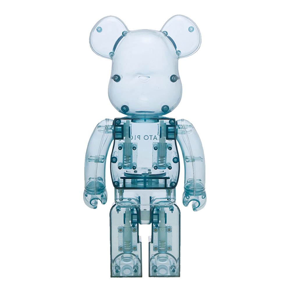 BEARBRICK 400% EIS PIQUE STROHHALME MINT WHITE