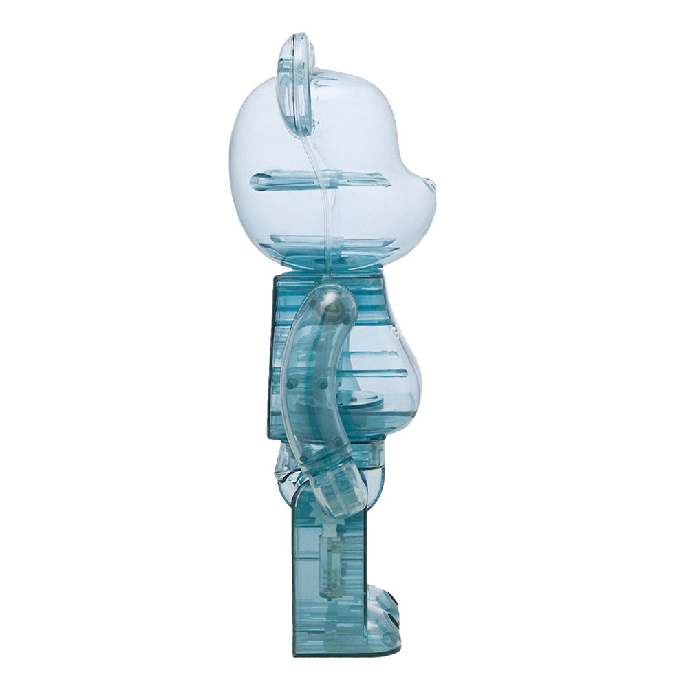 BEARBRICK 400% EIS PIQUE STROHHALME MINT WHITE