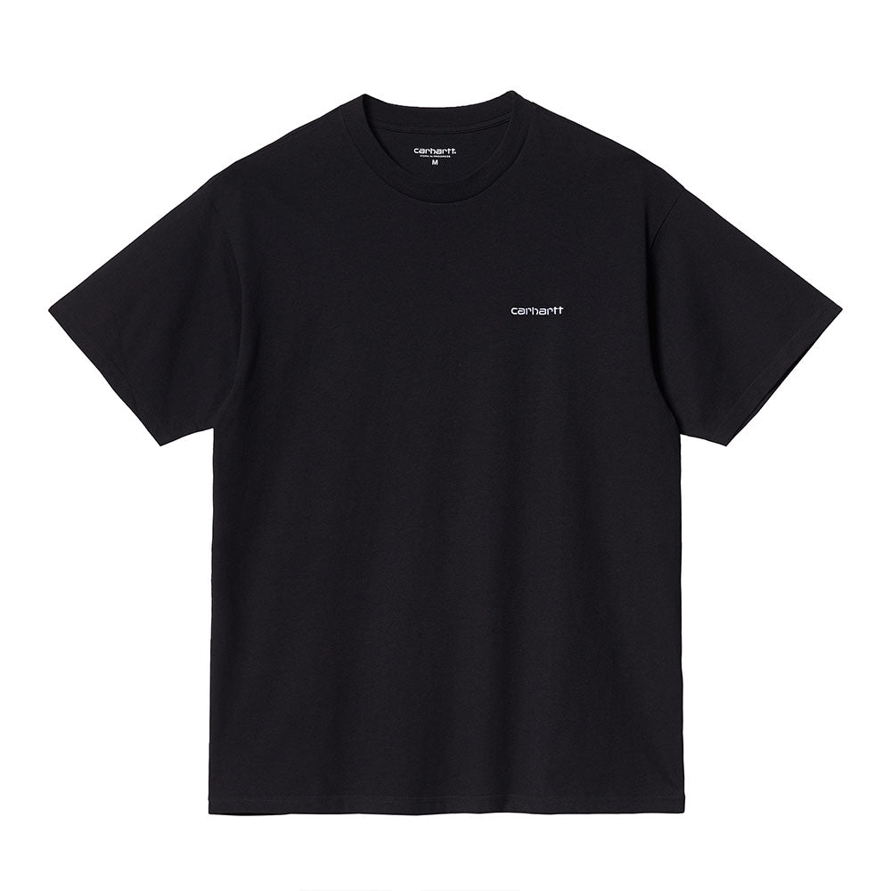 S/S SCRIPT EMBROIDERY T-SHIRT