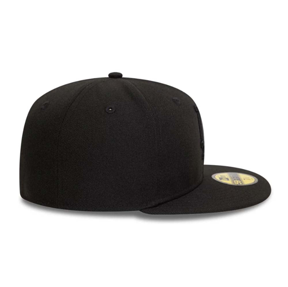 LA DODGERS LEAGUE ESSENTIAL BLACK 59FIFTY CAP