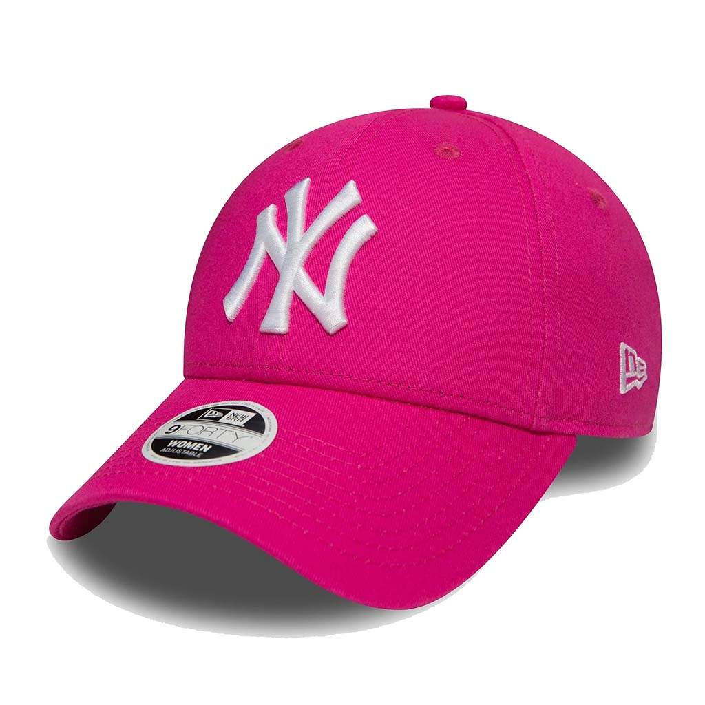 NEW YORK YANKEES ESSENTIAL BRIGHT PINK 9FORTY CAP