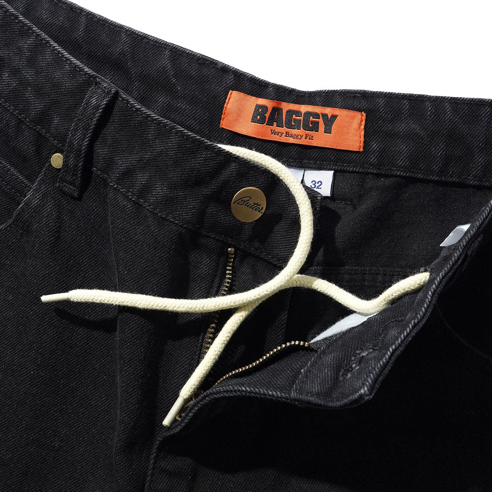 LOCK BAGGY DENIM JEANS