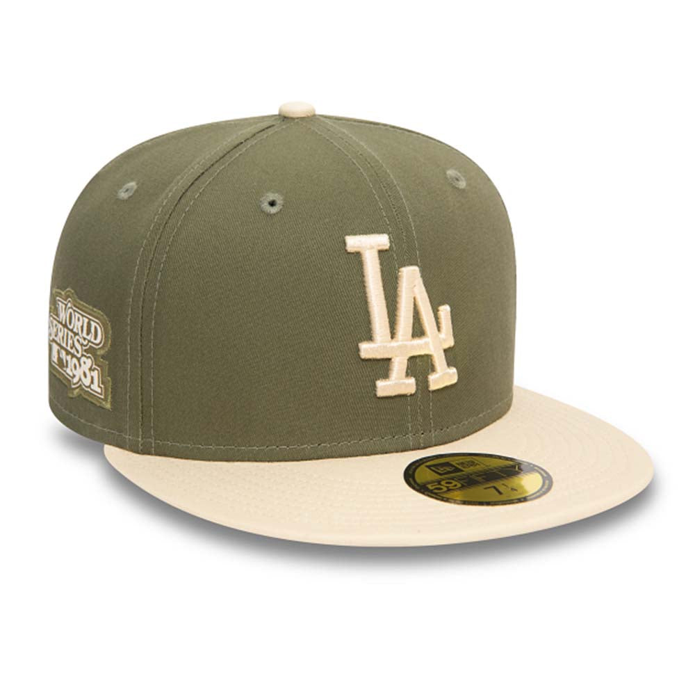 LA DODGERS MLB SIDE PATCH GREEN 59FIFTY CAP