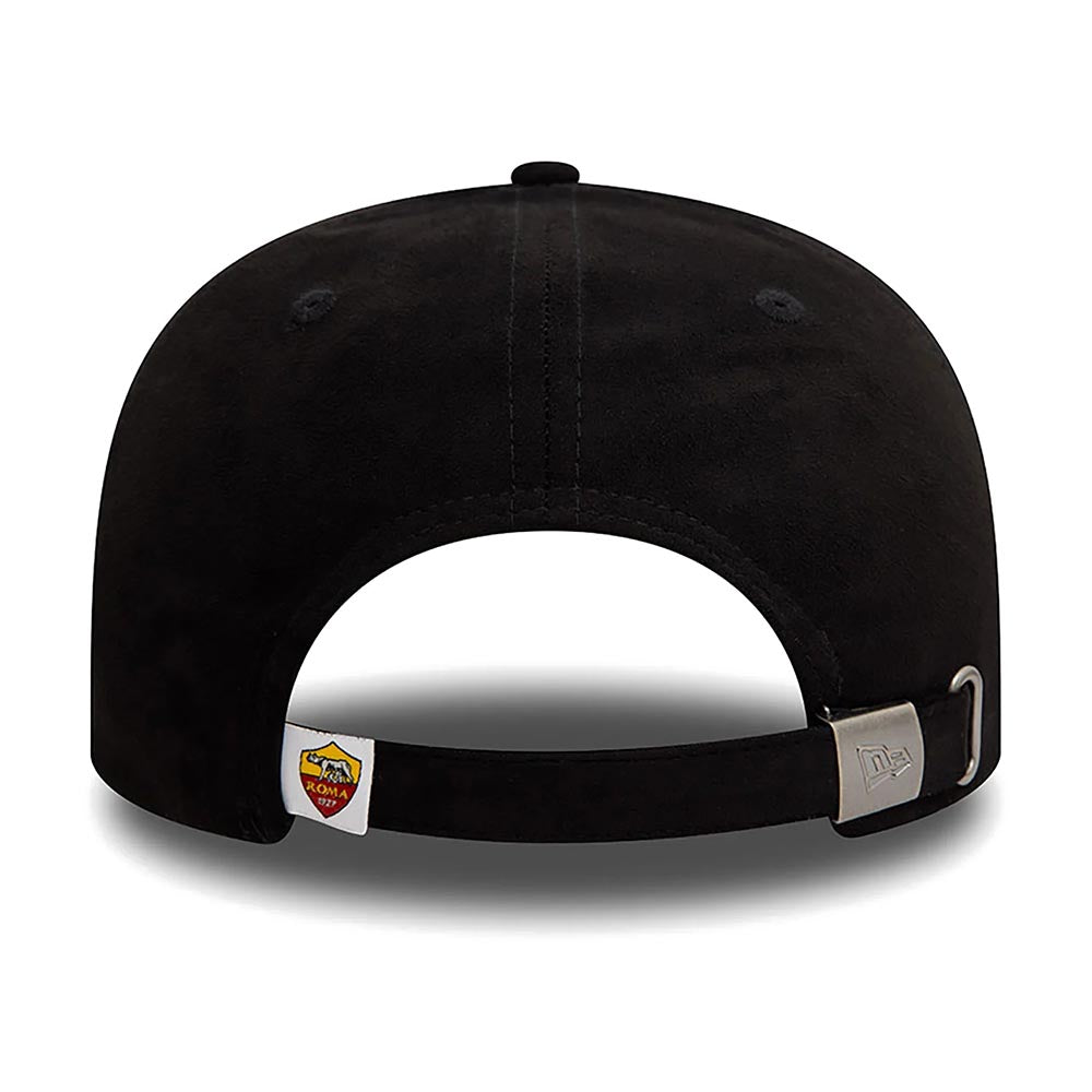 NEW ERA SUEDE AS ROMA BLACK 9FIFTY CAP