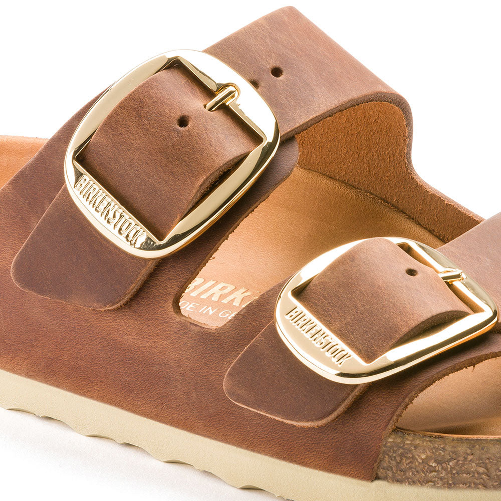 ARIZONA BIG BUCKLE COGNAC OILED LEATHER