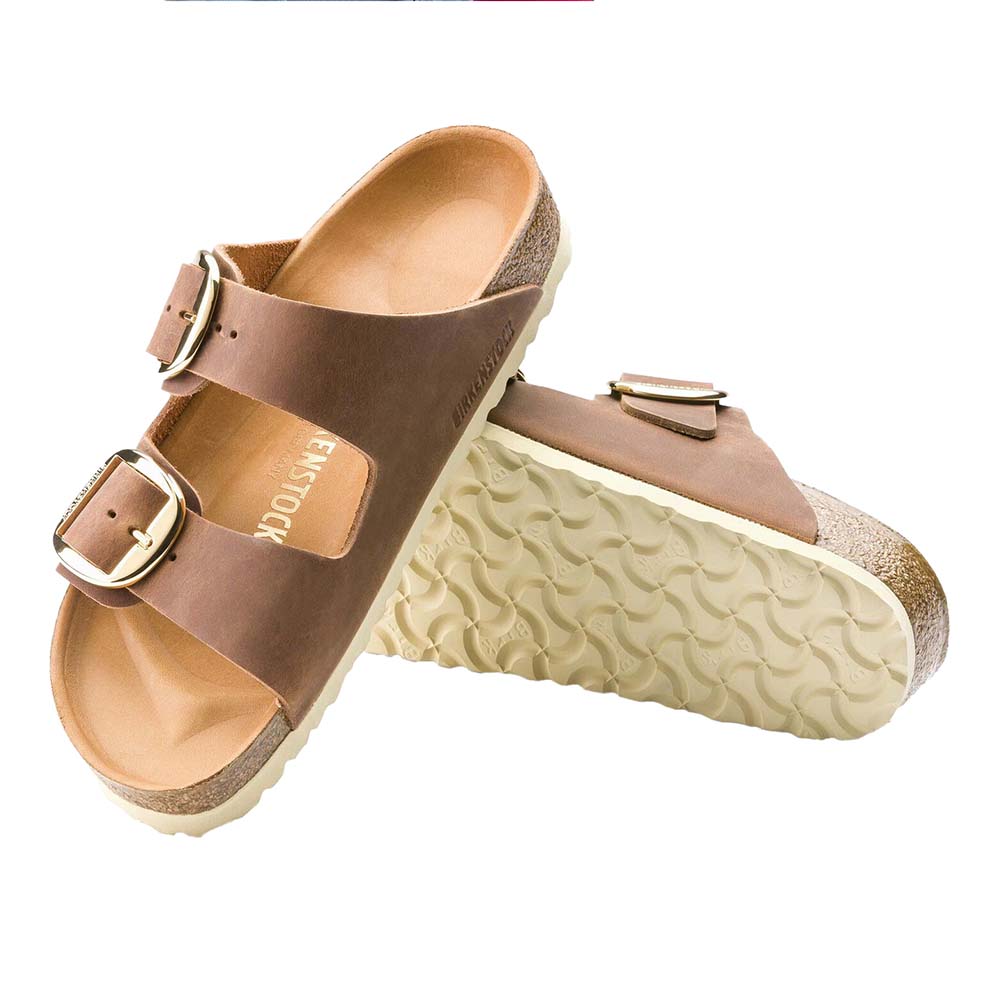 ARIZONA BIG BUCKLE OILED LEATHER COGNAC