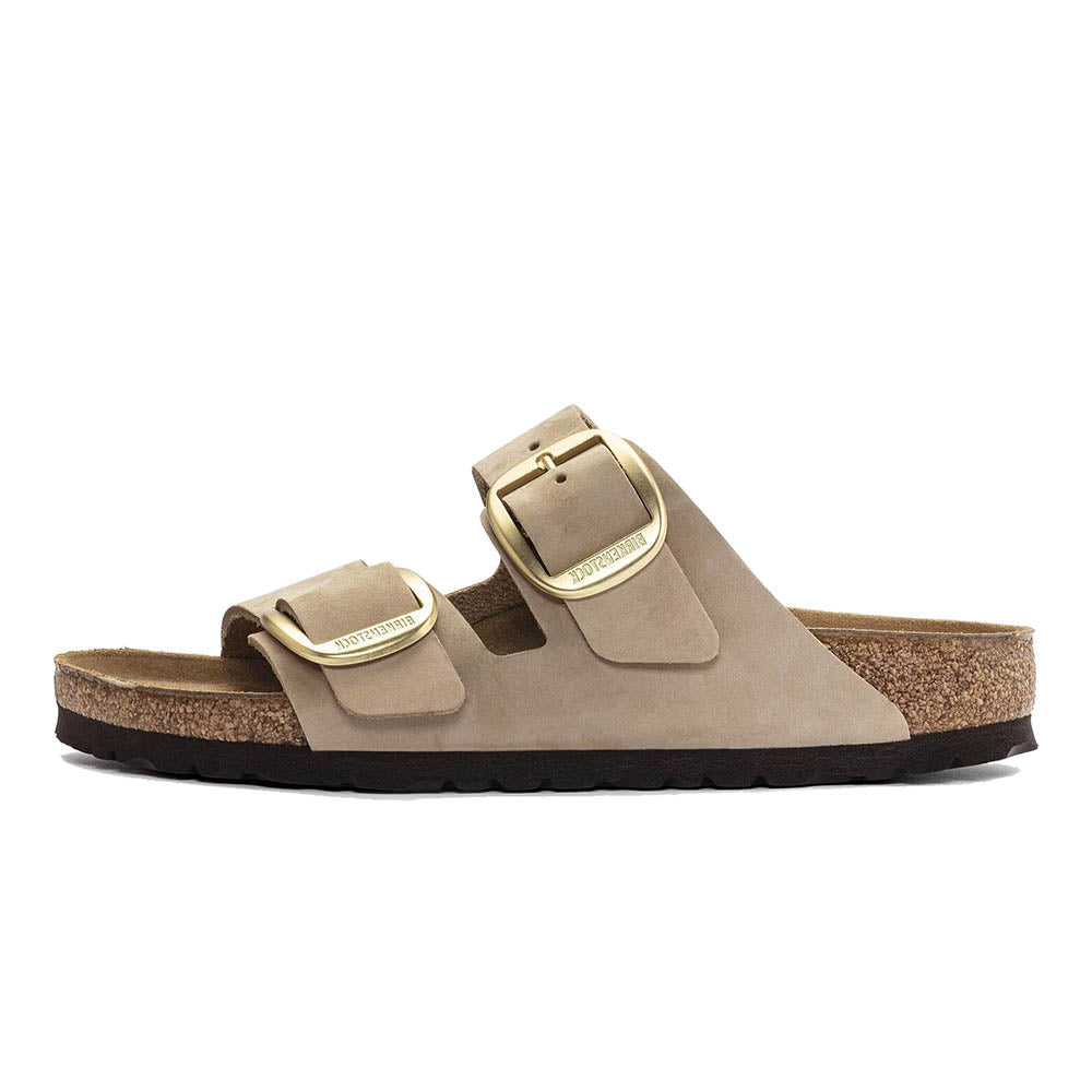 ARIZONA BIG BUCKLE NUBUCK LEATHER SANDCASTLE BEIGE