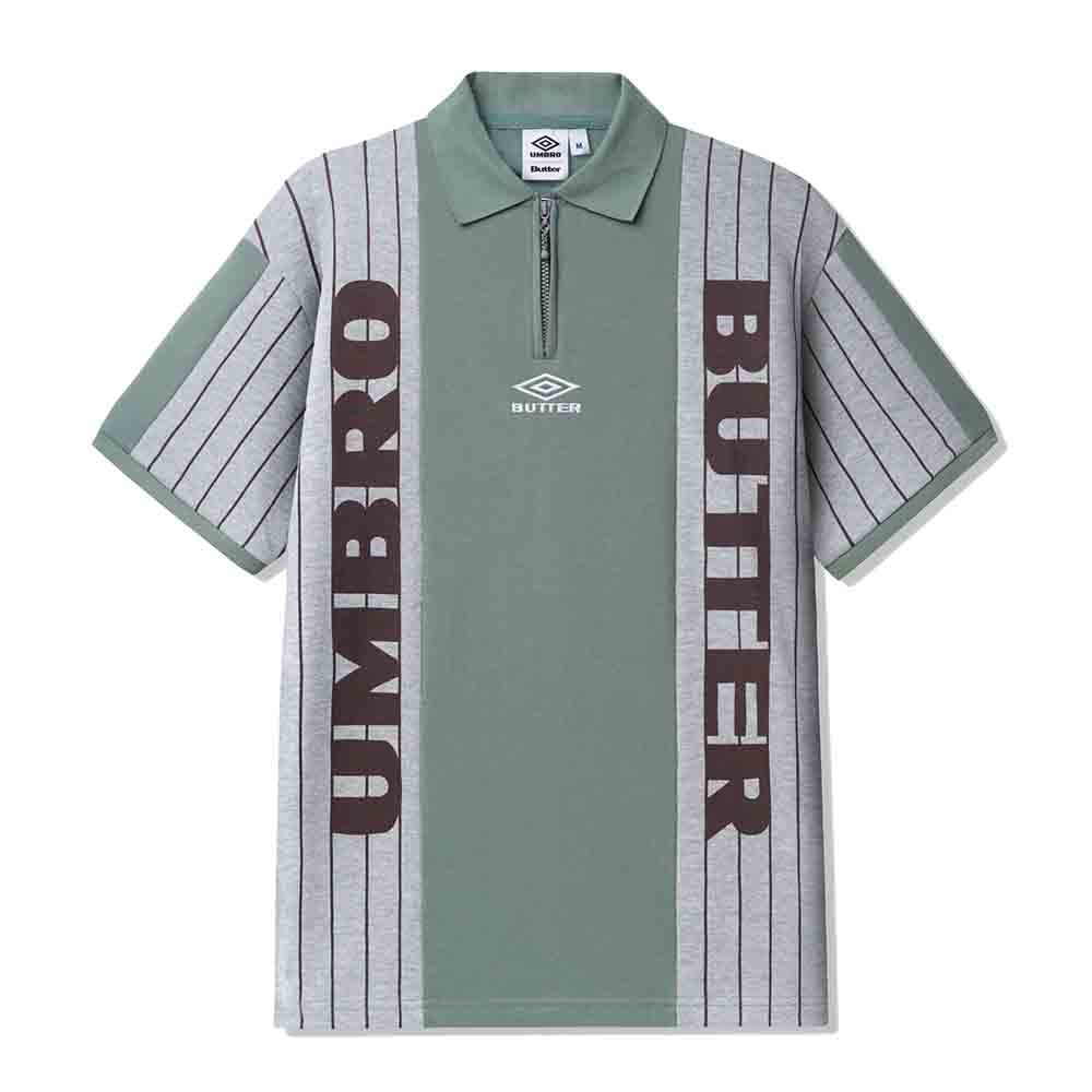 X UMBRO ATHLETICA S/S POLO SHIRT SAGE