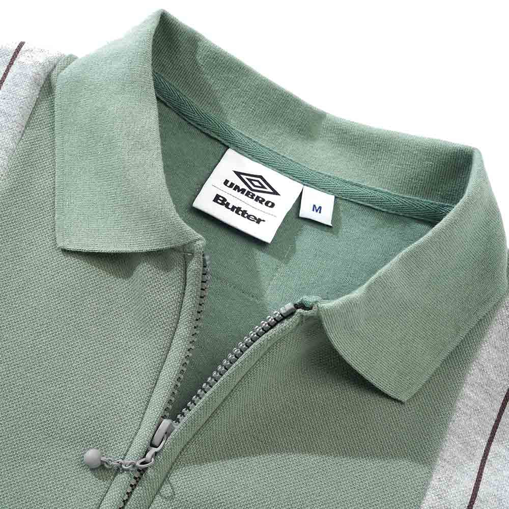 X UMBRO ATHLETICA S/S POLO SHIRT SAGE