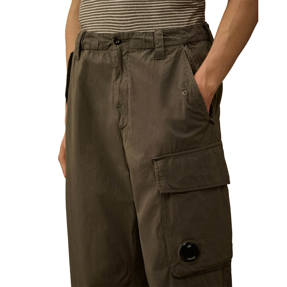 COTTON RIP-STOP BOXY LENS CARGO PANTS