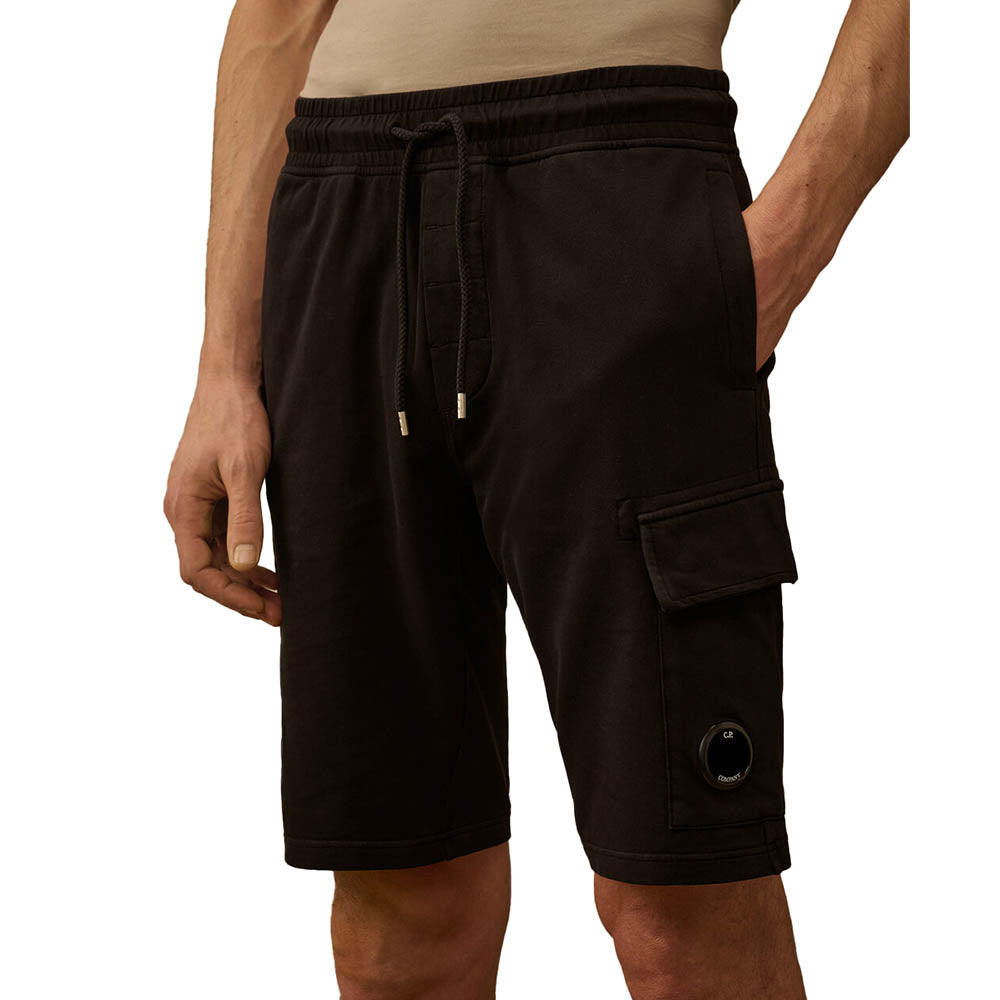LIGHT FLEECE CARGO LENS SWEATSHORTS