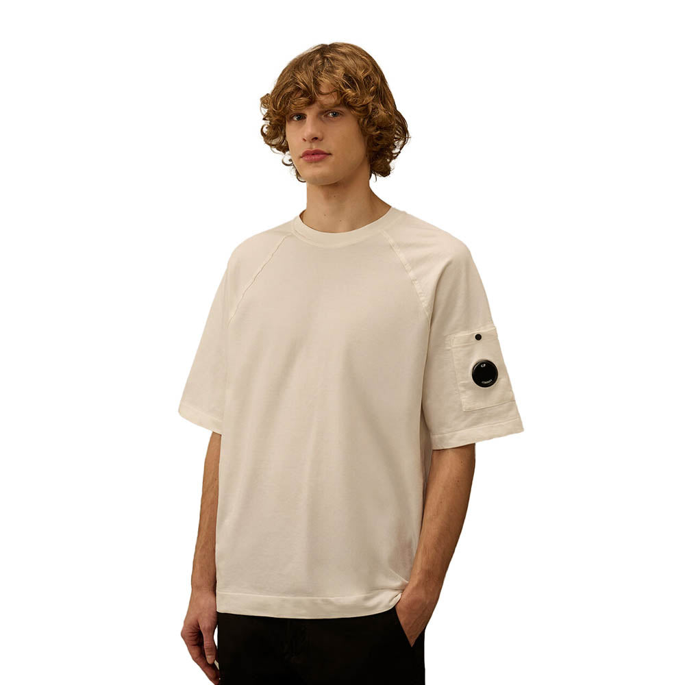 LIGHT FLEECE SHORT SLEEVE SWEATSHIRT