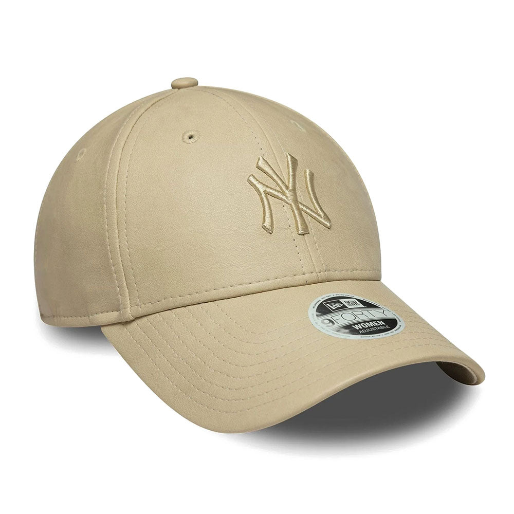 NEW YORK YANKEES WOMENS MLB PU BEIGE 9FORTY CAP