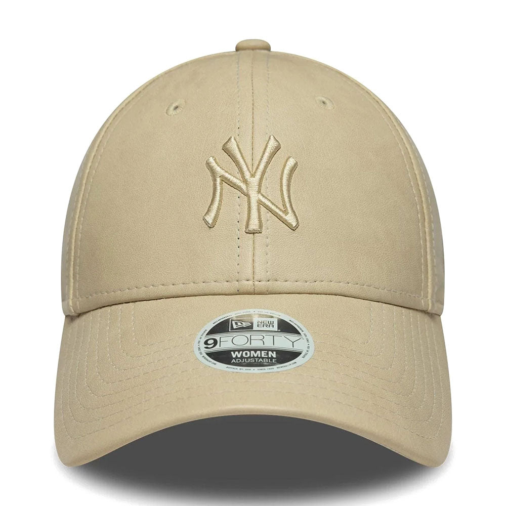 NEW YORK YANKEES WOMENS MLB PU BEIGE 9FORTY CAP