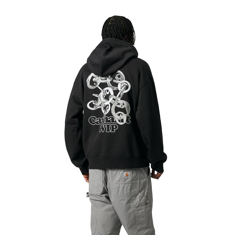 HOODED CHARM LINK SWEAT