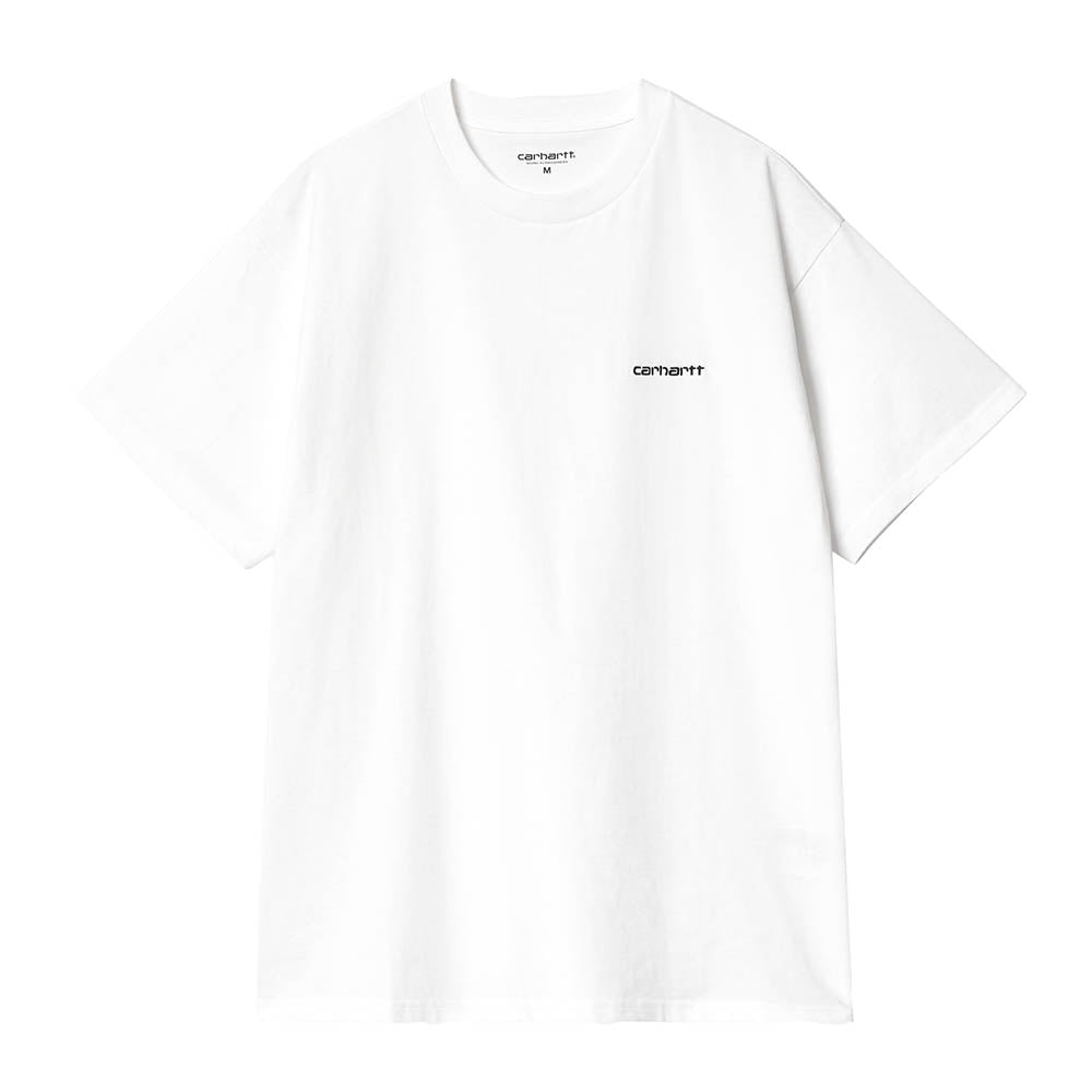 S/S SCRIPT EMBROIDERY T-SHIRT