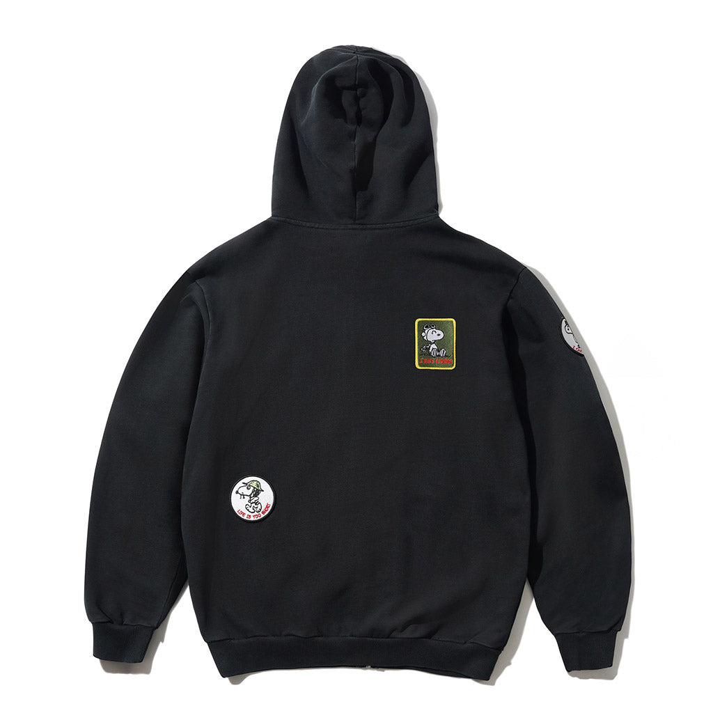 PATCHES ZIP-THRU HOOD