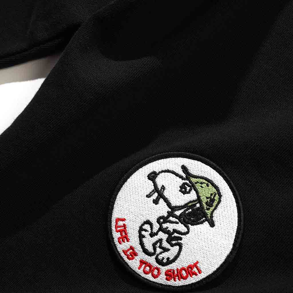 PATCHES ZIP-THRU HOOD