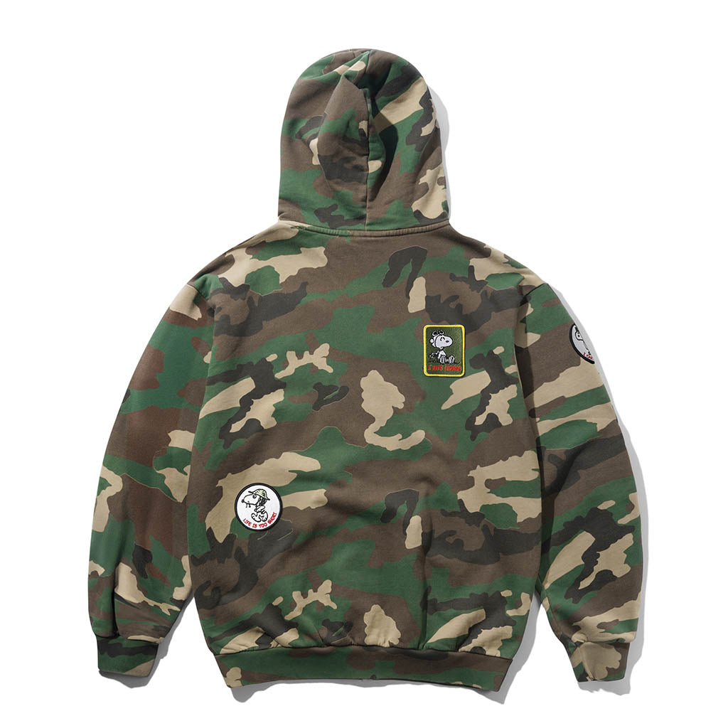 PATCHES ZIP-THRU HOOD