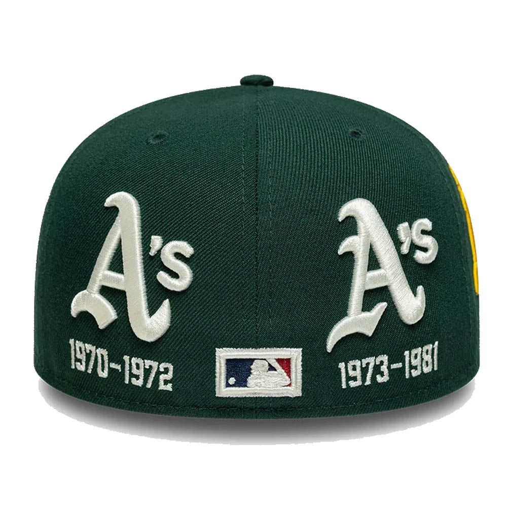 ATHLETICS MLB HISTORIC DARK GREEN LOW PROFILE 59FIFTY CAP