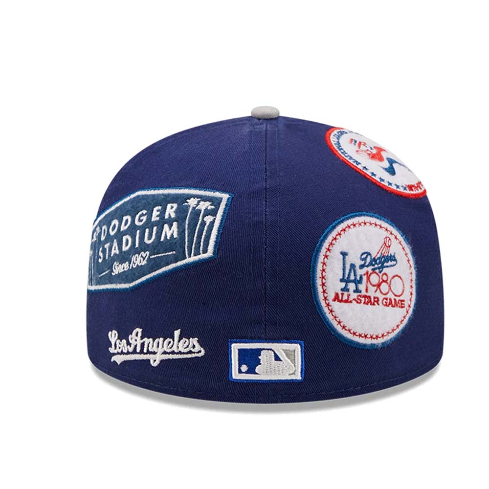 LA DODGERS COOPERSTOWN PATCH BLUE 59FIFTY CAP