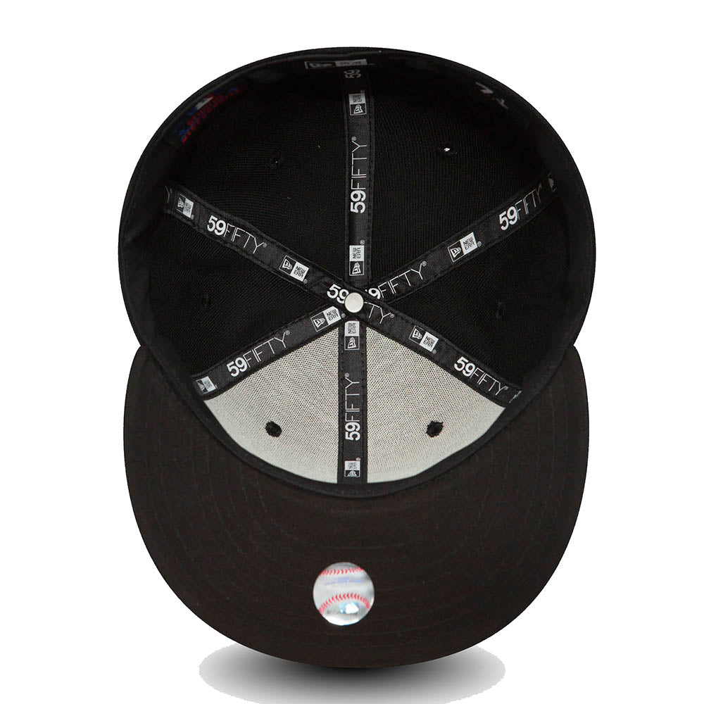 LA DODGERS ESSSENTIAL BLACK 59FIFTY CAP