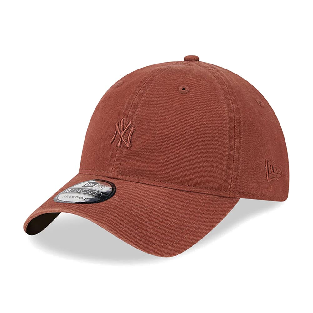 NEW YORK YANKEES MINI LOGO BROWN 9TWENTY CAP