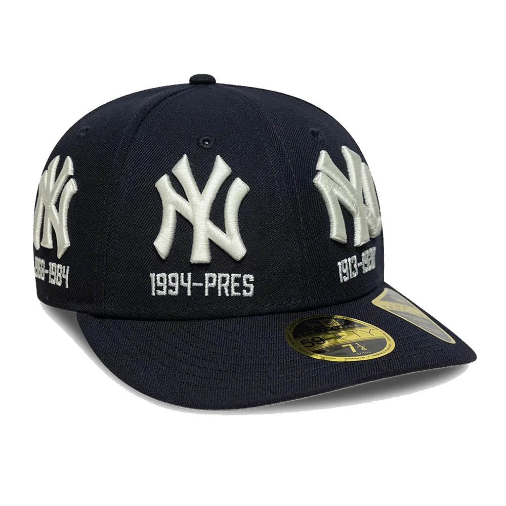 NEW YORK YANKEES MLB HISTORIC NAVY LOW PROFILE 59FIFTY CAP