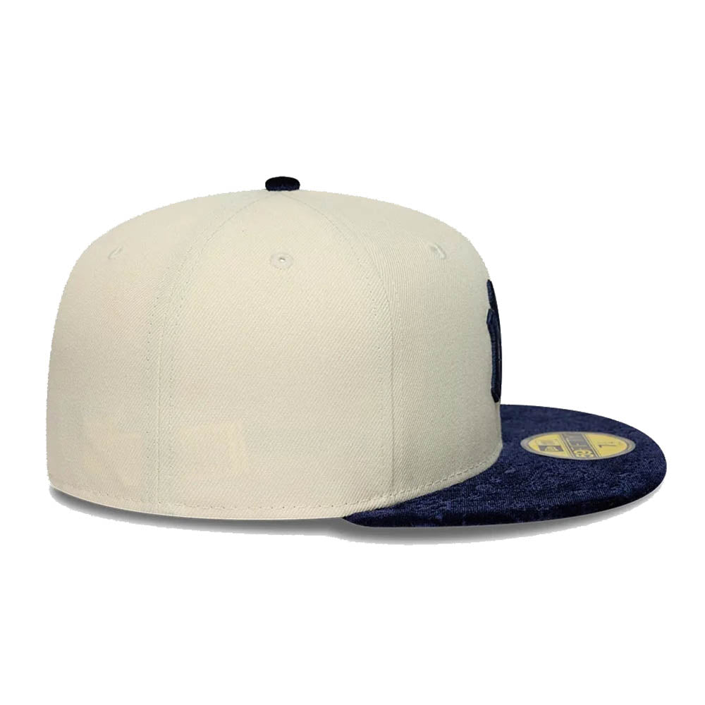 NEW YORK YANKEES MLB PAISLEY VISOR CREAM 59FIFTY CAP