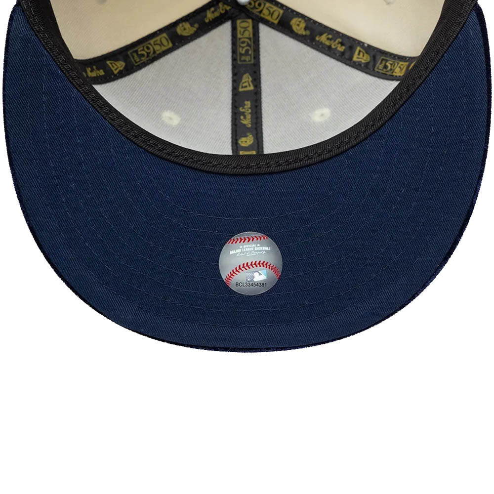 NEW YORK YANKEES MLB PAISLEY VISOR CREAM 59FIFTY CAP