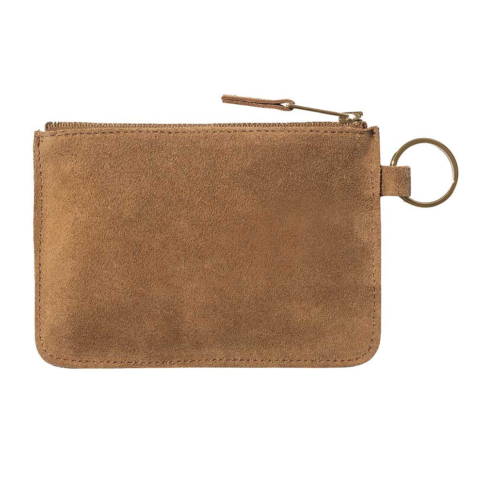 SUEDE ZIP WALLET