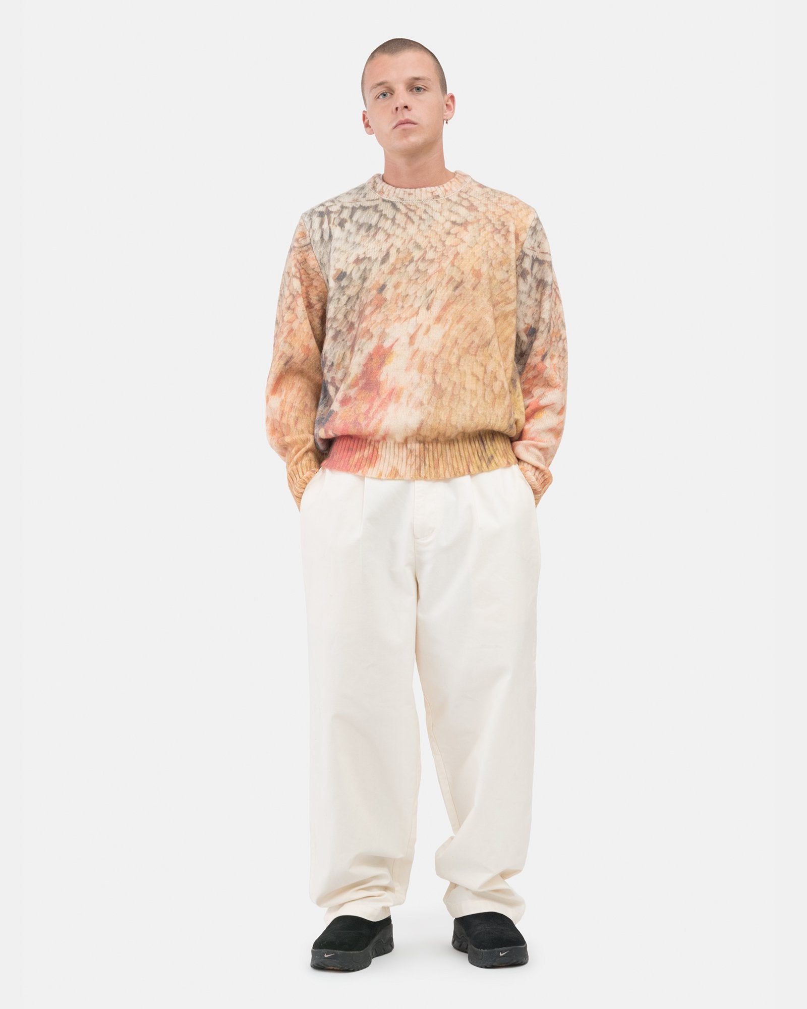 WINGS PRINT SWEATER
