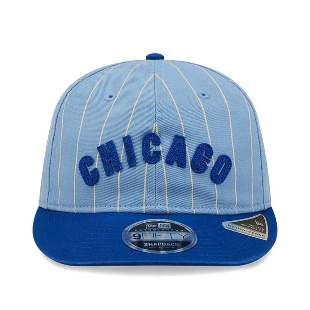 CHICAGO CUBS COOPERSTOWN BLUE 9FIFTY RETRO CROWN CAP